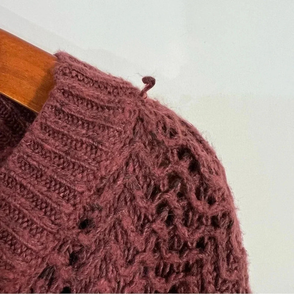 Nicole Miller Womens Knit Pullover Red Sweater XL Long Sleeve Round Neckline Top - Picture 7 of 8